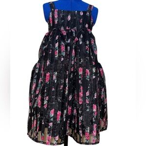 CHRISTINA ROHDE Adjustable Strap Floral Dress with Pockets